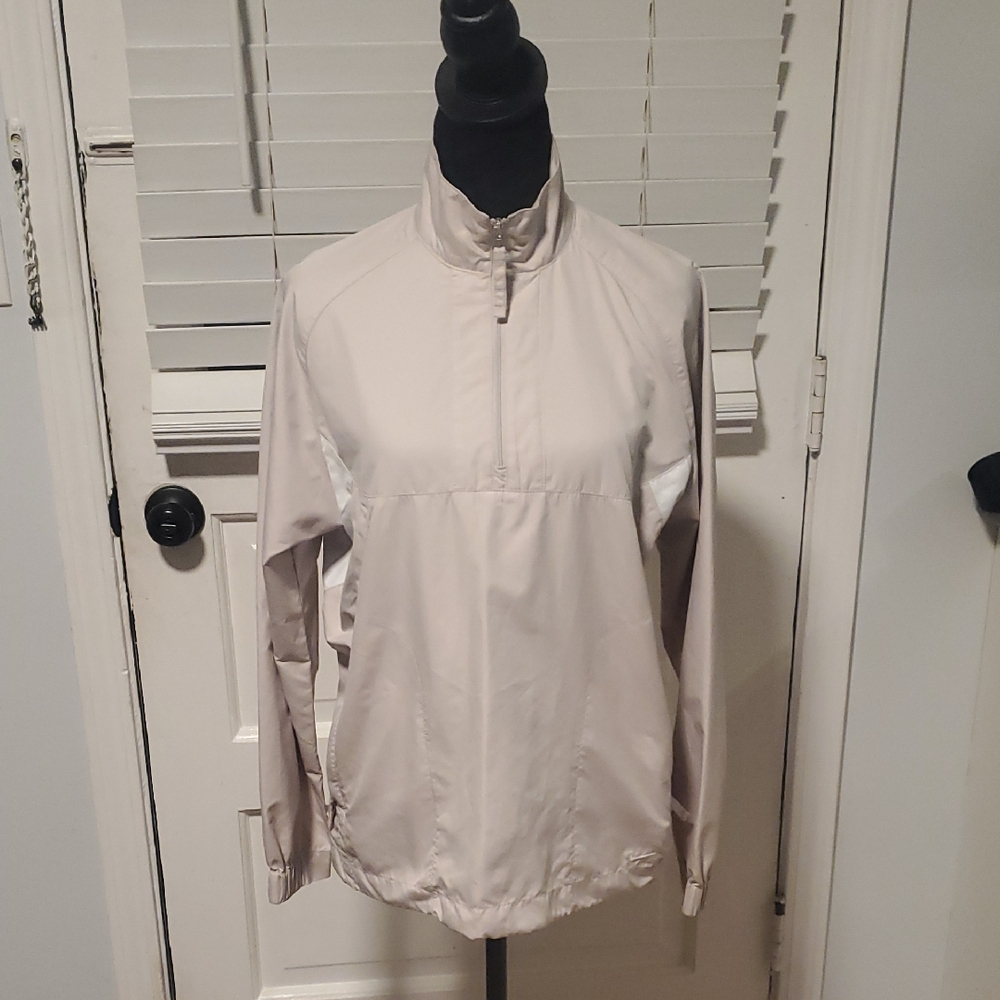 Nike Cream Pull Over Light Jacket - image 1